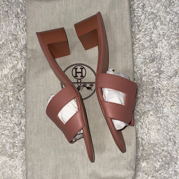 Hermes | Shoes | Hermes Oasis Rose Aube 375 | Poshmark